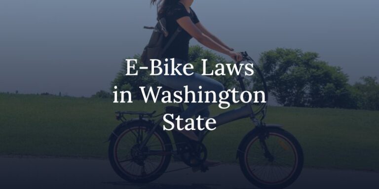 Washington State S E Bike Laws