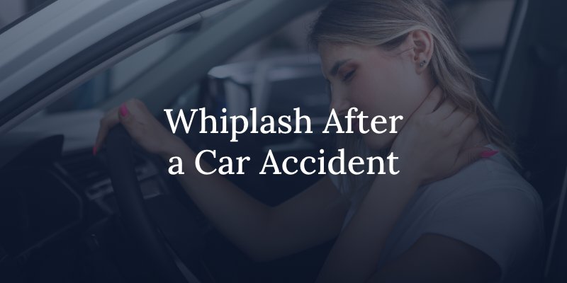 whiplash after a car accident